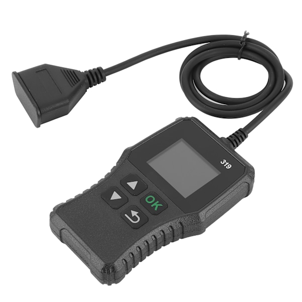 OBD2 felkodsläsare, flerspråkig LCD-display, diagnostikverktyg för ELM327 0.3
