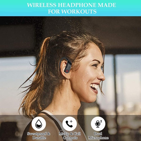 Trådløse ørepropper - Bluetooth 5.0 trådløse sportsøretelefoner