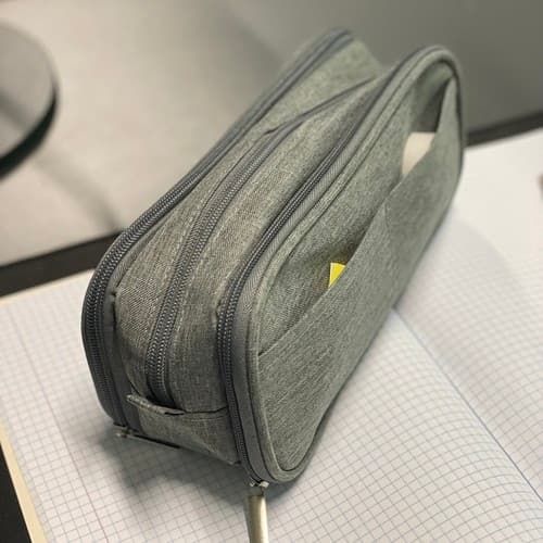 Pennal / Blyantboks - Etui for blyanter grå gray