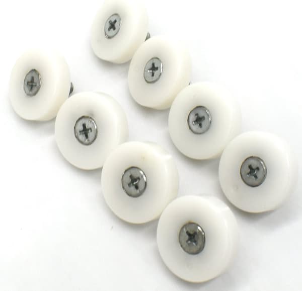 Nylonbærehjul (diameter 19mm) bærehjul med skrue sm