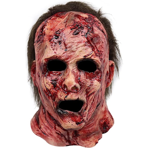 Läskig Mask Horror Blodig Halloween Maskerad Cosplay