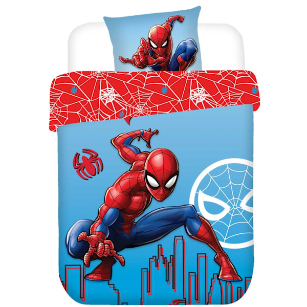 Spiderman-vuodevaatesetti 150x210cm multicolor Multicolor