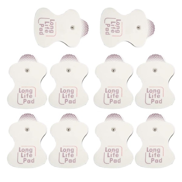 10x Elektrode erstatning for Omron Massasjeapparater Lang Levetid Pad 10 stk