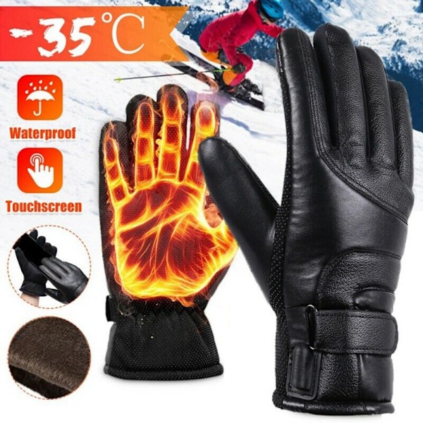 Gear Elektrisk Opvarmede Handsker 10000mAh USB Genopladelige Opvarmningshandsker Vinter Varme Cykelhandsker Motorcykel Ski Fiskeri Handske