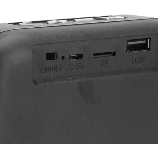 Bluetooth Högtalare Subwoofer Stereo Portabel USB Mini Högtalare med FM RadioHög VolymKristallklart StereoljudRik Bas
