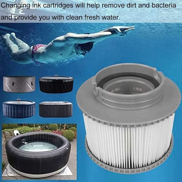 JPYH 1 stk. spa filter, erstatningsfilterpatron MSpa, MSpa boblebad erstatning