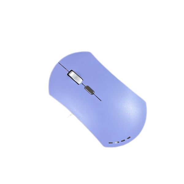 Bluetooth trådlös mus Tyst uppladdningsbar trådlös mus, trådlös Bluetooth mus för bärbar dator/PC/Mac/iPad pro/dator Lila