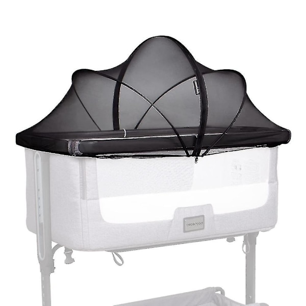 Baby Cover Cover to Keep Cats Out Mosquito Net for Bedding/Sofa Bed/Travel Cots (Black) Fdj