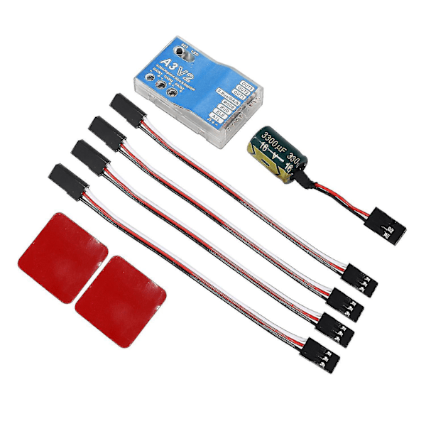 A3 V2 Flight Control Stabilisator 4 Flyvetilstande Til Rc Flyvemaskine Rc Metal Gave Tilbehør