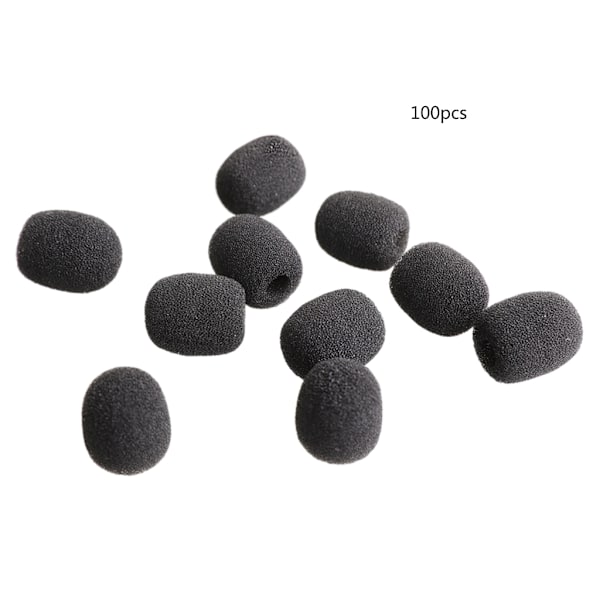 100 kpl Kuulokemikrofonien Vaahtomuovisuojat K1/K9 -malleille