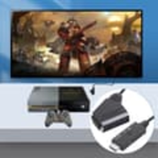 Scart til HDMI-konverter med 1080p-støtte