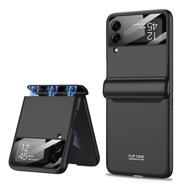 Samsung Galaxy Z Flip 4 -puhelimen kuori, Retro-kuori Yhteensopiva Samsung Galaxy Z Flip 4:n kanssa Black