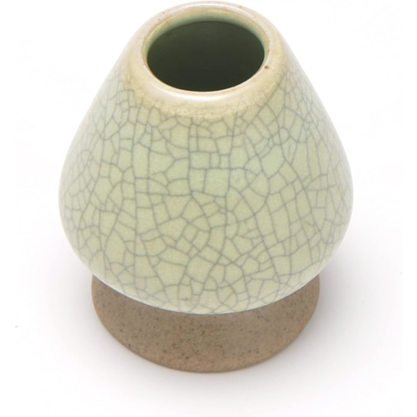 Matcha piskeris og skål & piskerisholder, Chasen holder, Matcha skåle kobberhåndtag blandingspiskeris stand, Matcha sigte piskeris håndlavet drill