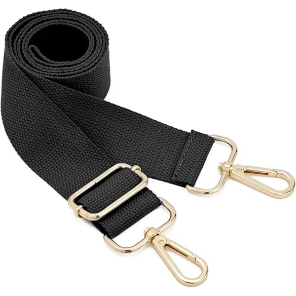 Bred skulderreim for veske, justerbar belte, lerretsveske, crossbody-håndveske