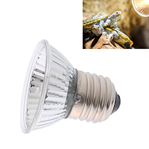 25/50/75W UVA+UVB 3.0 Reptil Lampe Pære Skilpadde Solar UV Lys nullundefined[GKS]