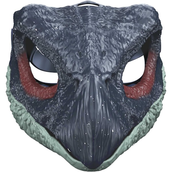 Jurassic World Juggernaut Therizinosaurus Dinosaurmaske med mund, kostume og cosplay-gave