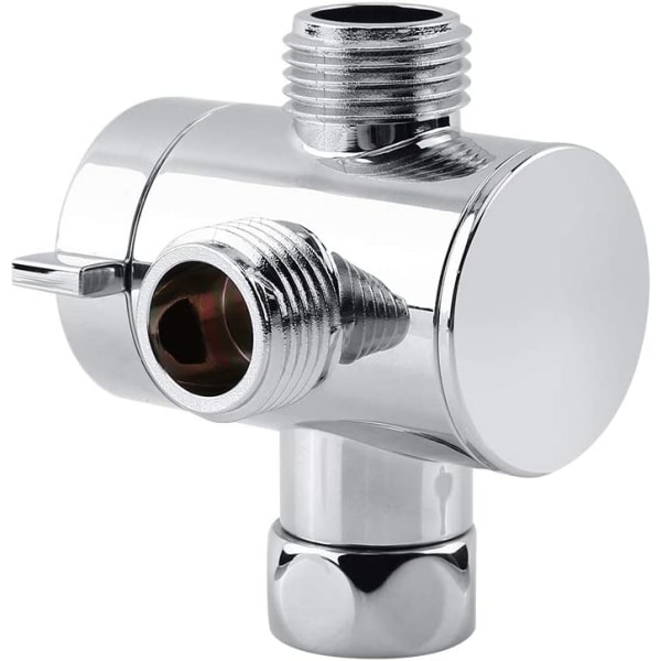 Way Multifunktionell duschhuvud Duschblandare, duschhuvudadapter för duscharmsmonterad, G1/2" T-ventil reservdelar för diskbänk