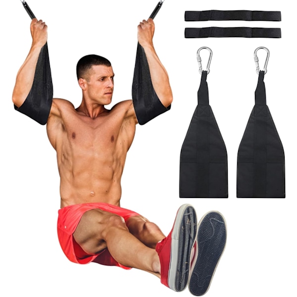 Ab-remmar för pull-up-stång - Fitness hängande ab-slingremmar för