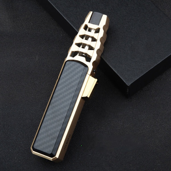 Turbinbluss lighter Jet Flame Solar Beam Torch Jordens heteste lommelykt Vindtett svart karbon carbon fiber