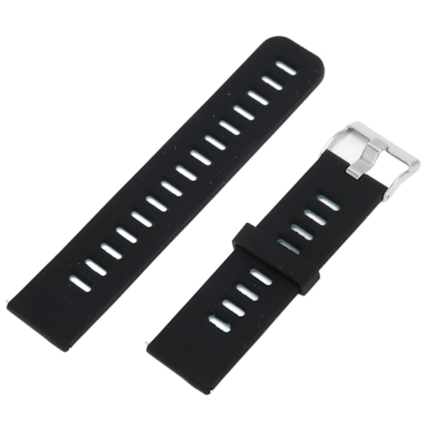 22 mm Universal Silikone Sportsurrem til Huawei Watch 3, Watch 2 og Watch GT, Sort/Blå