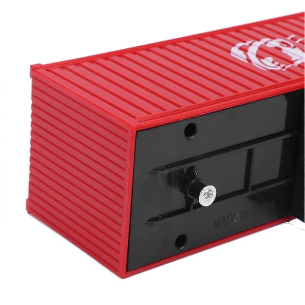 1:48 Legering Container Lastbil Model Legetøj Meget Simulation Børnebil Legetøj Køretøj Til Børn 3-6 År - Ja Red