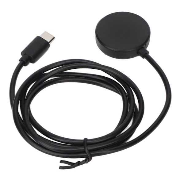 Smartklokke Lader Magnetisk USB C med 1 meter Kabel Sort Smartklokke Ladestasjon for Samsung Galaxy Watch 5 Pro