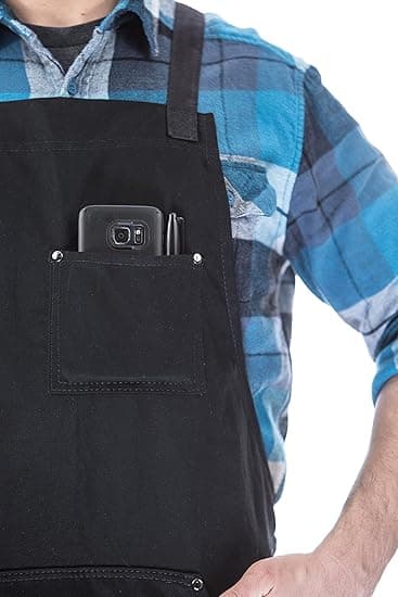 Professionellt kockförkläde för kök, grill & BBQ, ZQKLA