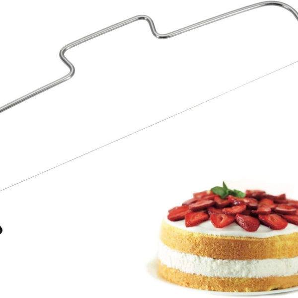 Kagebundsdeler/katteskærer med 2 takkede skæretråde, rustfrit stål