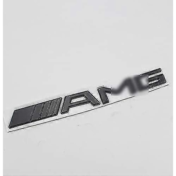 2024 3D AMG -embleemi ABS Takaluukun Logo Badge Koriste Lahja Tarra (kromi), hopea -AD1-[GKS]