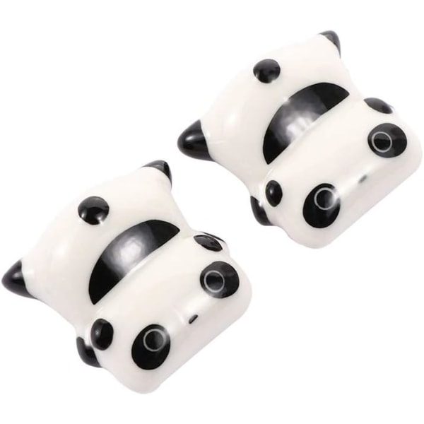 HHL 2st ätpinnehållare i japansk stil, Pandaformad ätpinnehållare, porslinsservis av keramik Dagliga nödvändigheter