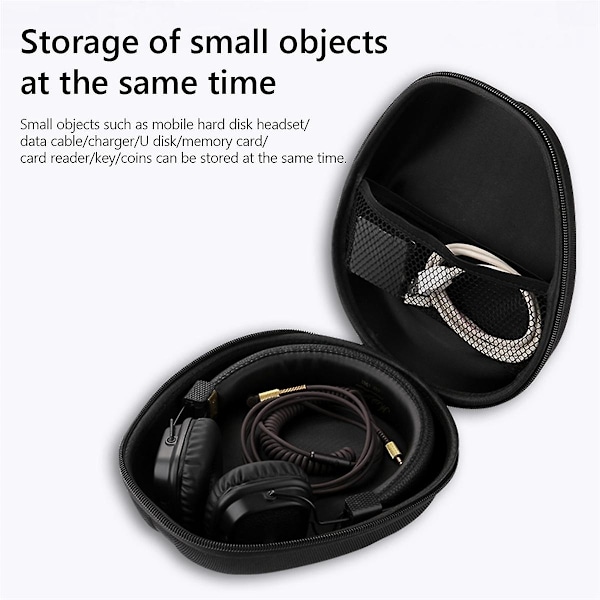 Hård EVA-reseväska för Bluetooth-headset förvaringsväska för WH-CH720N WH-CH520N WH-1000XM4 hörlurar(A)-Perfet