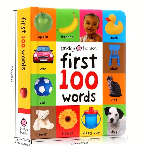 100 illustrerte flashkort med engelske ord