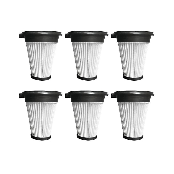 6 st Hepa-filter för handhållen sladdlös dammsugare as shown