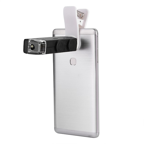 60X-100X Optisk Zoom LED Mikroskop Lins med Klämma för Mobiltelefoner