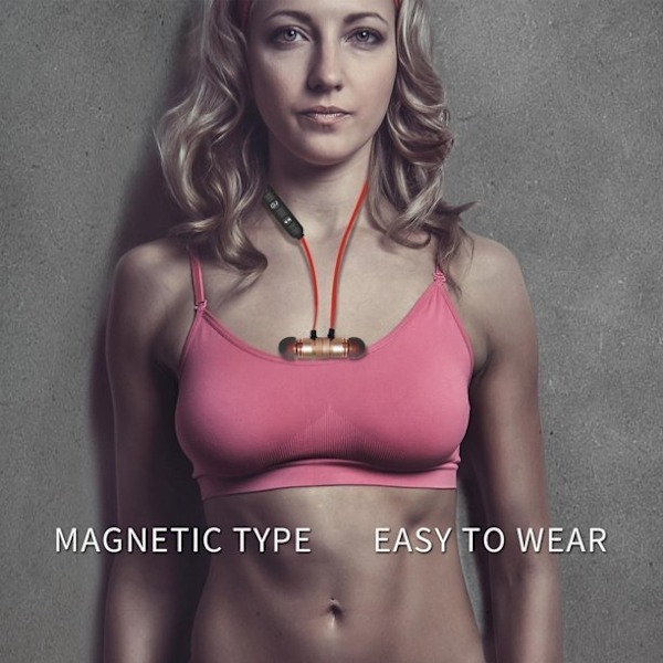 Unisex Hörlurar Handsfree Bluetooth Trådlöst Headset för Gym [GKS]