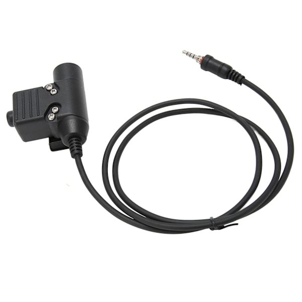 Walkie Talkie Headset Adapter Trycktyp Kompakt Säker Anslutning för Yaesu Vertex VX-6R VX-7R VX-6E VX-7E
