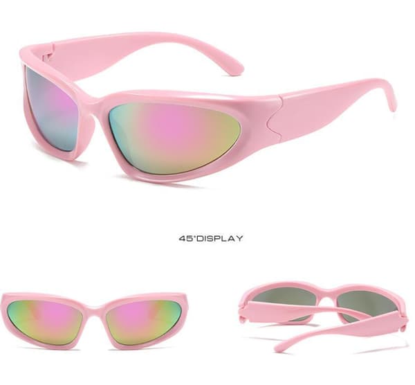 Polariserade sportglasögon för män och kvinnor Pink