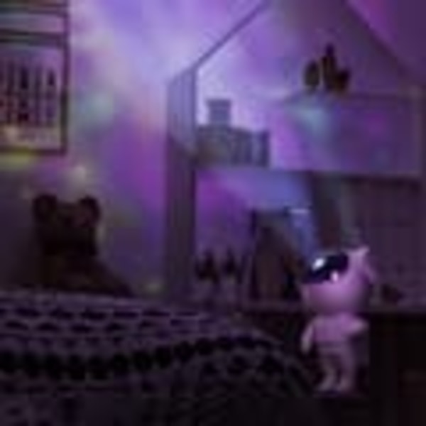 Nattlampe - Stjerneprojektor med LED-lampe - Astronaut