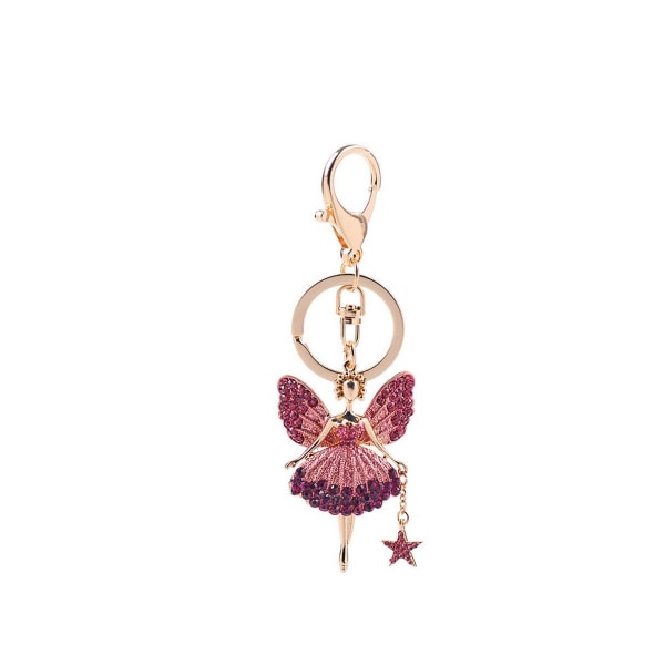 Fairy Angel Keychain, Metall Sparkling Bag CharmBag Charm