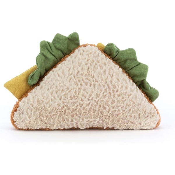 Jellycat Amuseables Sandwich -pehmolelu, 25 cm | Ruokaplussi | Hauska lahjaidea