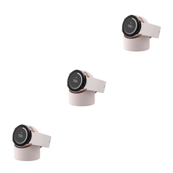 1/2/3/5 Kätevä ja monitoiminen latausteline kellolle, vaaleanpunertavan harmaa [GKS] pale pinkish grey 3PCS