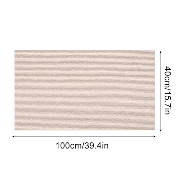 Självhäftande klösmatta för katter Repmatta Klösbräda Klösvägg -WELLNGS Beige