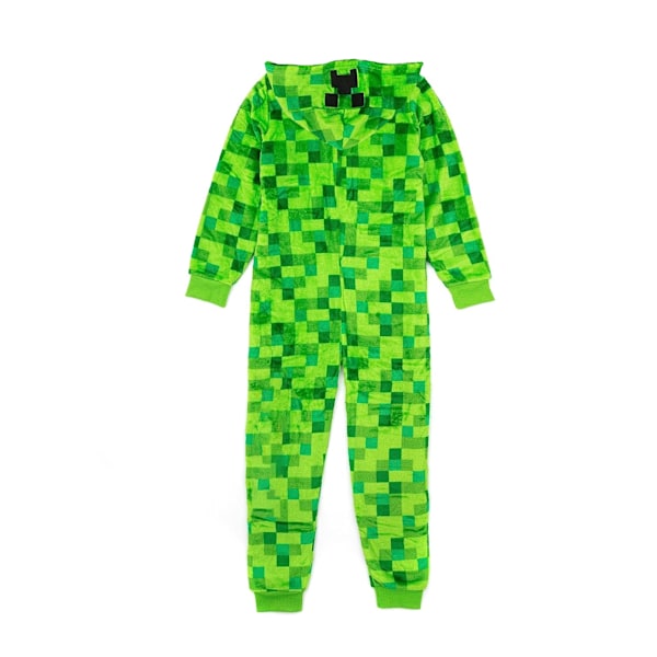 Minecraft Gutter Creeper Pixel Body 5-6 År Grønn Green 5-6 Years