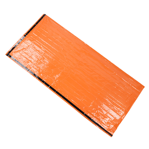 Bärbar Nödsovsäck för Utomhusbruk Håller Värmen Fuktsäker Vadderad Reflekterande Campingmatta Orange 0.2
