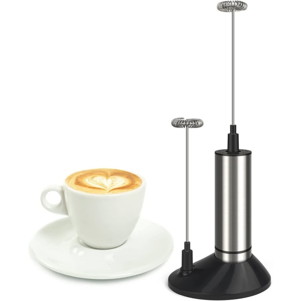 Milk Frother Electric,Handheld with Stand,Portable,Coffee