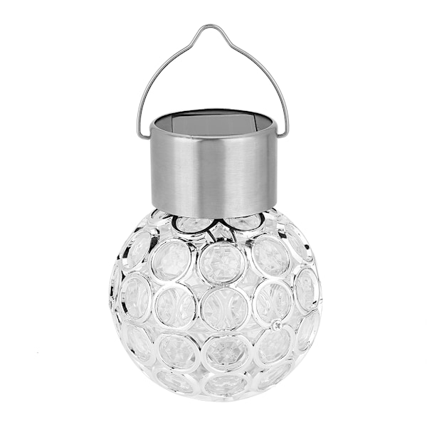 Solar Boll Trädgård Hängande Utomhus Landskap Färgskiftande LED-lampa Gångvägsbelysning Färgrik