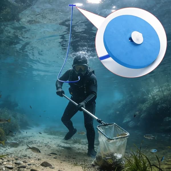 Andningsapparat under vatten, snorkelutrustning för simning, bärbar dykutrustning 2m