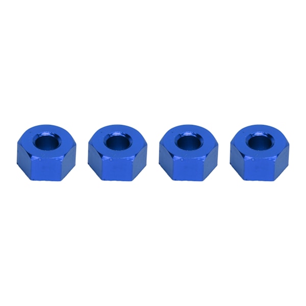 12mm Hex Hub -pyörän adapterit alumiiniseosta RC Hex -pyörän navan adapteri ristiavaimella RC-auton päivitystarvikkeisiin, tummansininen