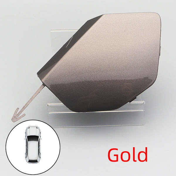 Virkad dragkrok för bil fram med bil, skydd, dragkrok, lock, Nissan Qashqai 2019, 2020, 2021, biltillbehör Gold