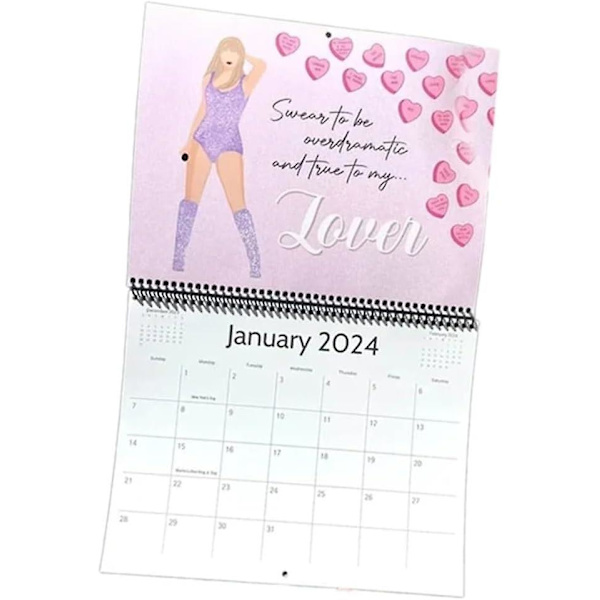 2024 Kalenteri Taylor Swift The Eras Tour -kalenteri faneille